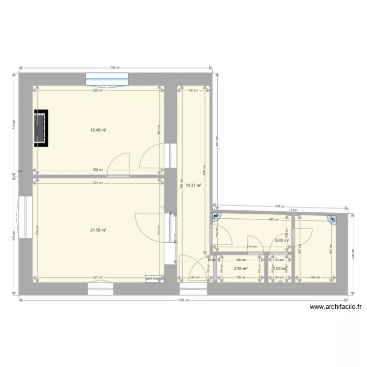 rdc gite futur. Plan de 