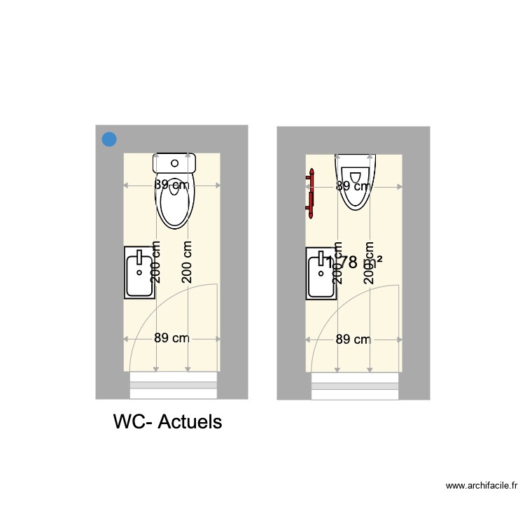ARUDY 64 WC. Plan de 0 pièce et 0 m2