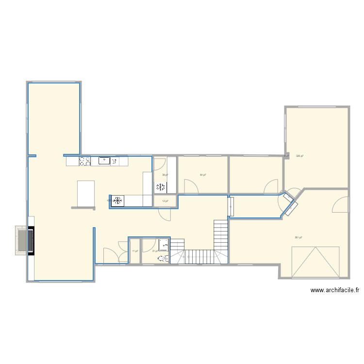 MODIFIÉ RDC 02. Plan de 0 pièce et 0 m2