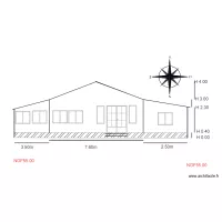 facade NORD                chalet 48