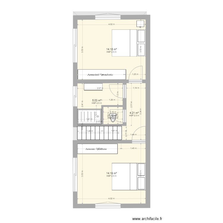 etage maison4. Plan de 0 pièce et 0 m2