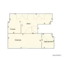 Croquis AVIRON IMMO 1er &eacute;tage