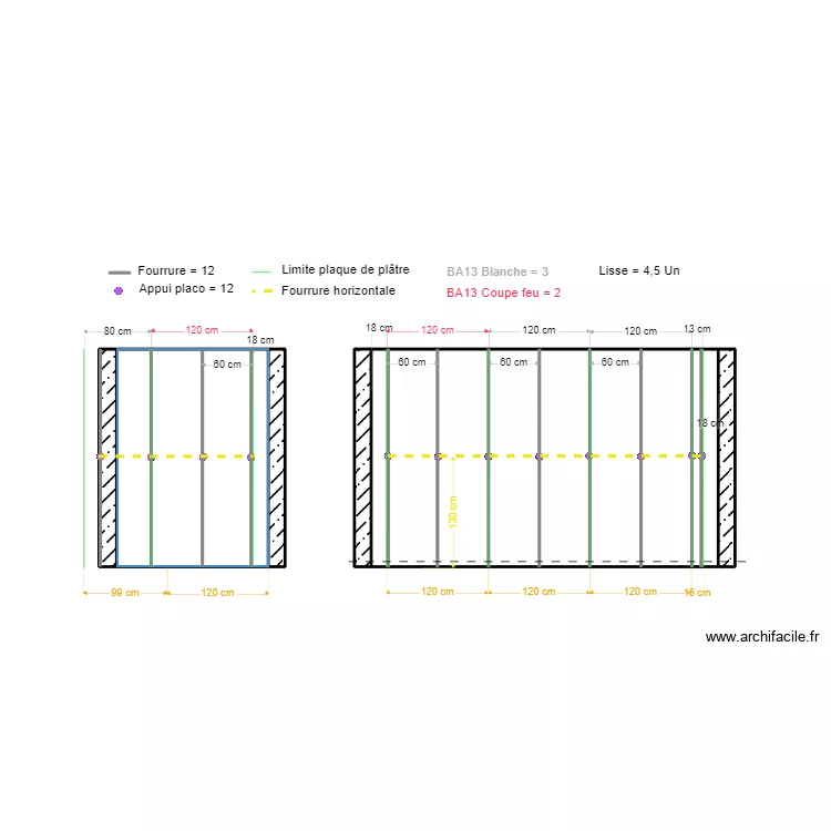 PLAN PLACO COIN TERRASSE . Plan de 