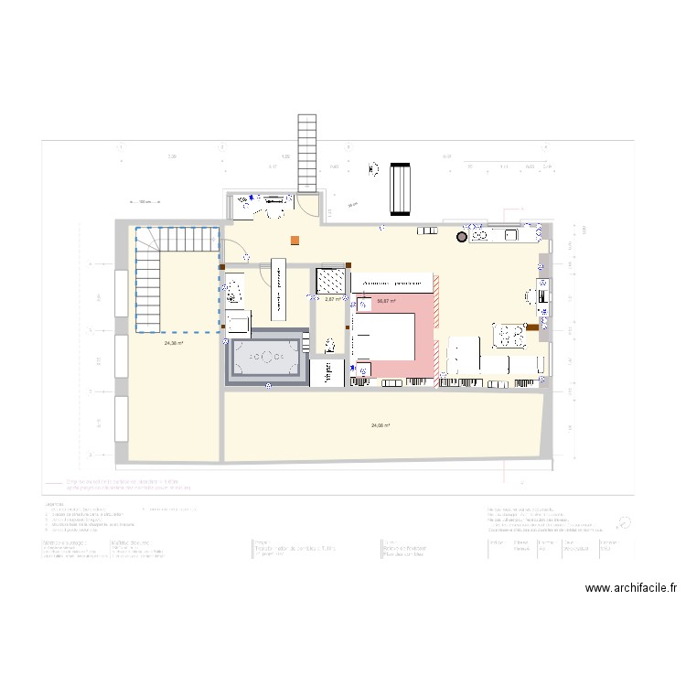 comble fini. Plan de 0 pièce et 0 m2