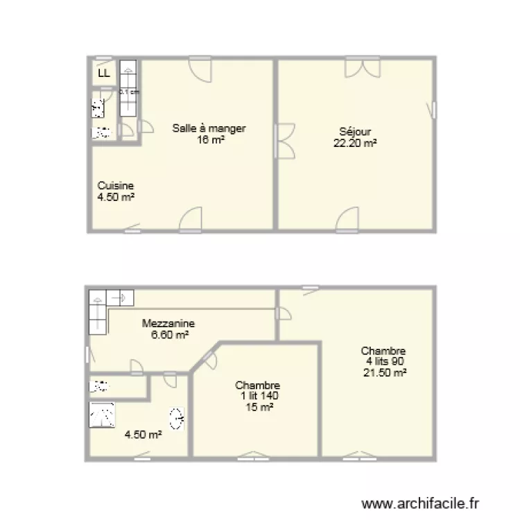 2085 Coquillart. Plan de 