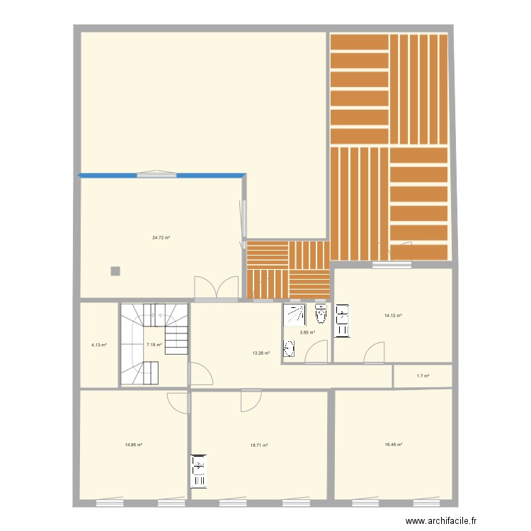 LIBERTE 1ER ETAGE PROJET 3. Plan de 0 pièce et 0 m2