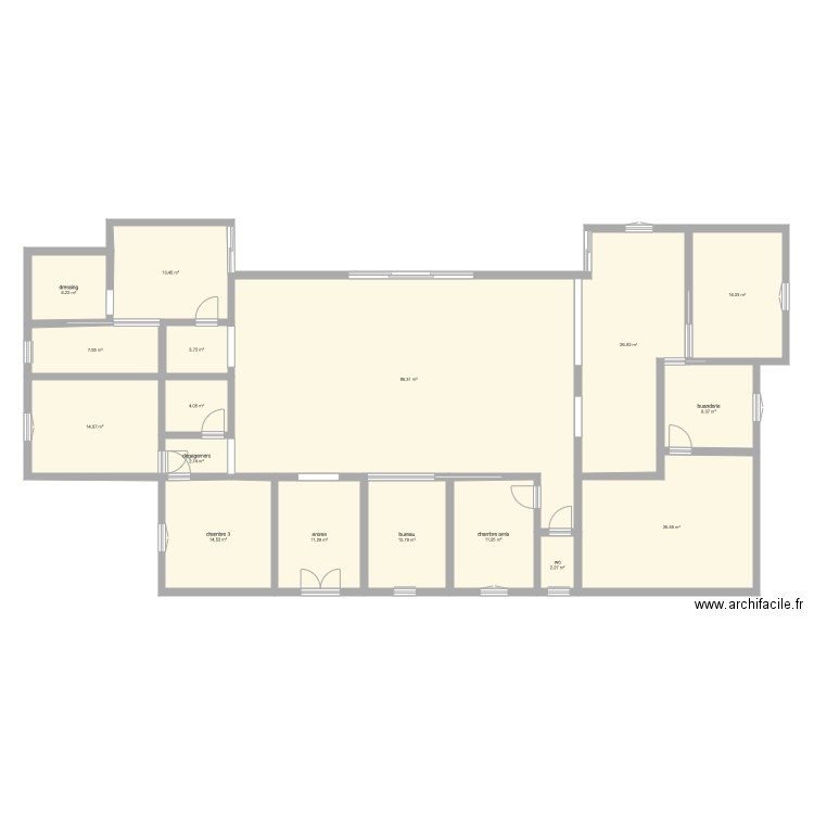 Dream house. Plan de 0 pièce et 0 m2
