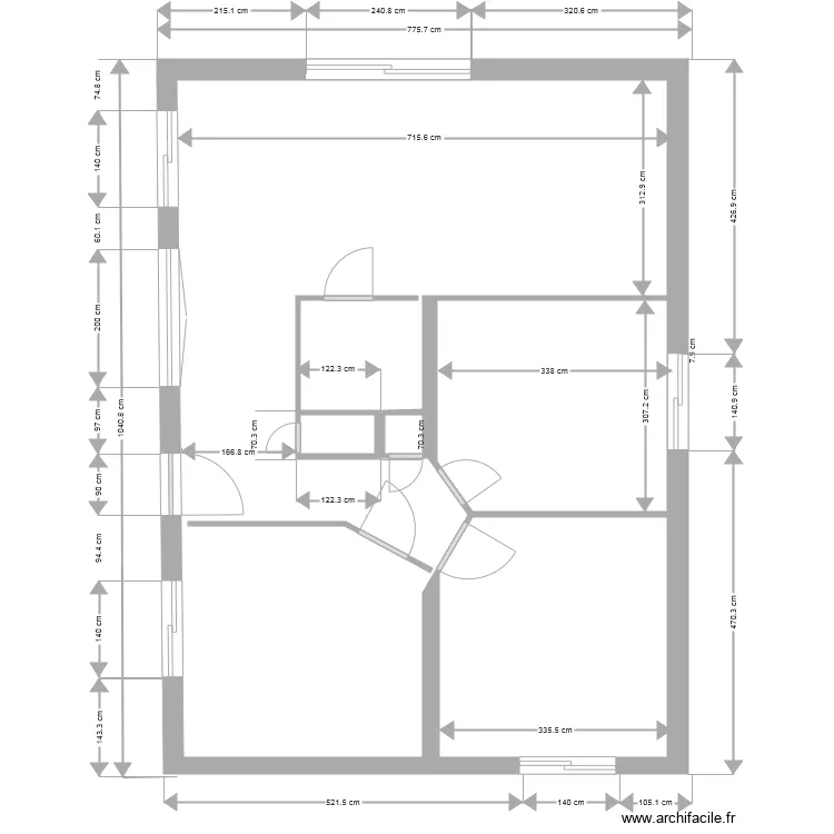 3 version rez de jardin coté. Plan de 3 version rez de jardin coté. Plan de