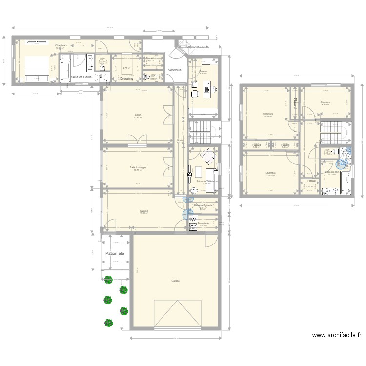 SAINT EVARZEC 1er Etage. Plan de 0 pièce et 0 m2