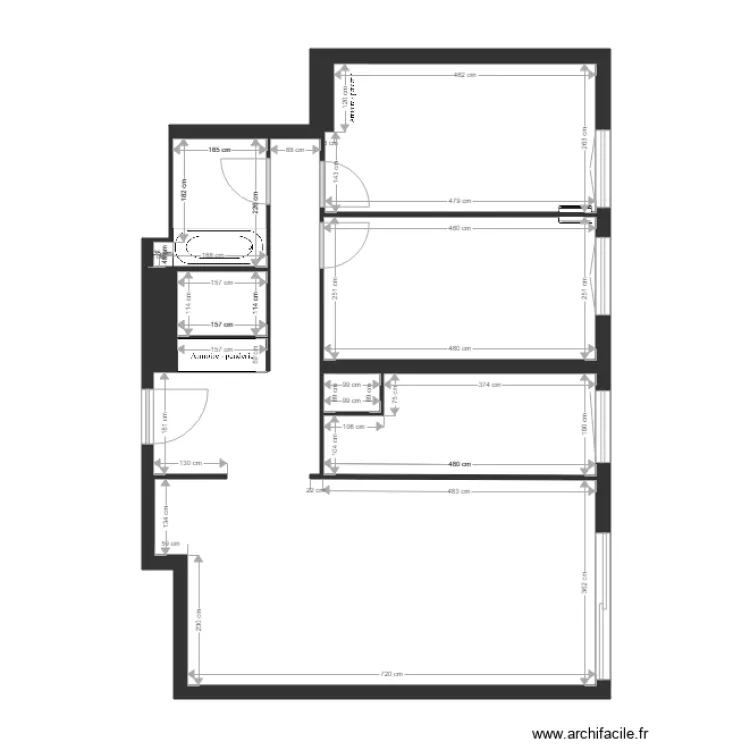 appart meudon. Plan de 