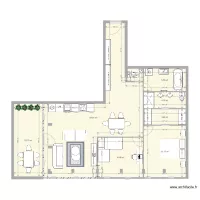 A701 PLAN meubl&eacute;