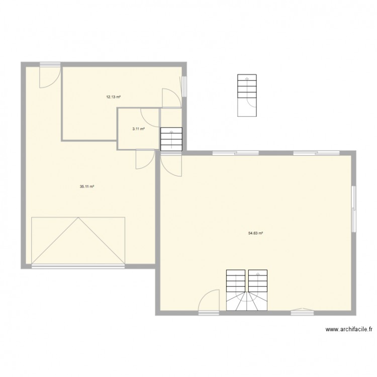 plan RDC avec buanderie. Plan de 0 pièce et 0 m2