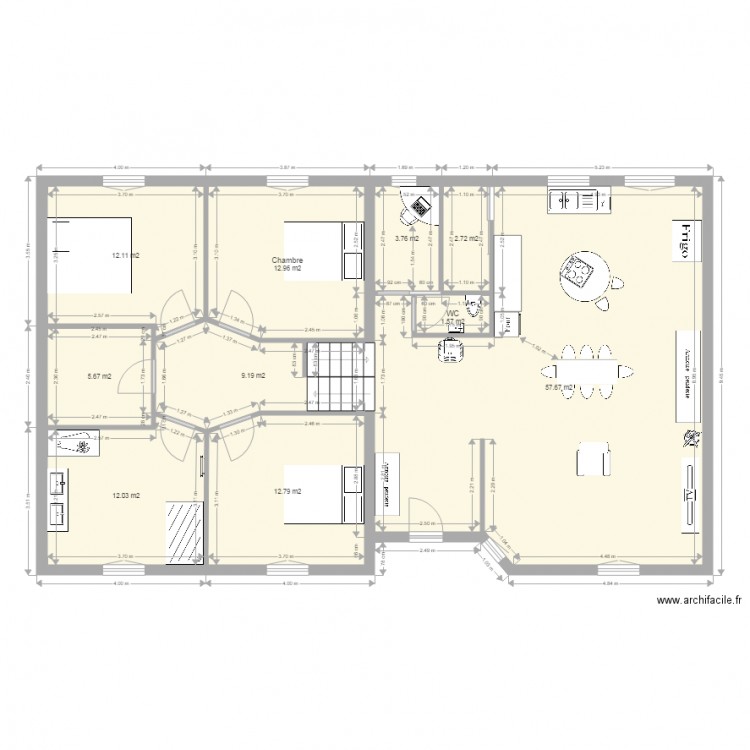 version 2. Plan de 0 pièce et 0 m2