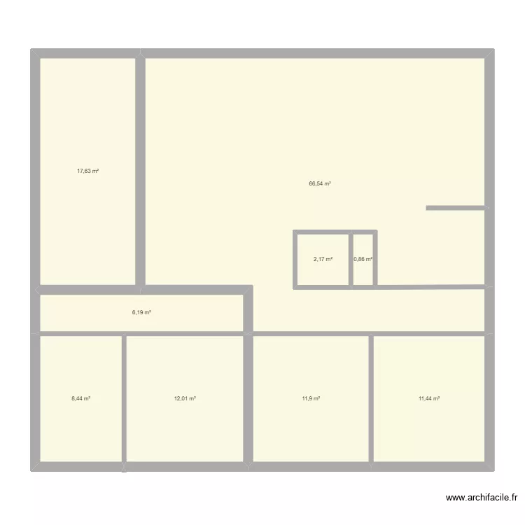 Maison V01E. Plan de 