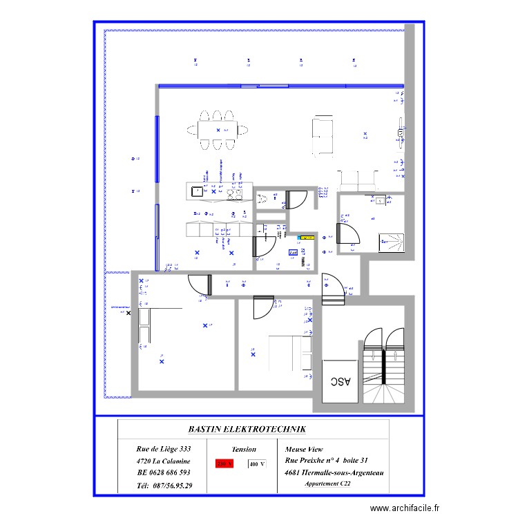 Meuse View C22 réception. Plan de 0 pièce et 0 m2