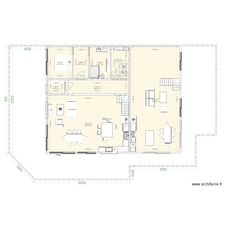 projet 5. Plan de 0 pièce et 0 m2