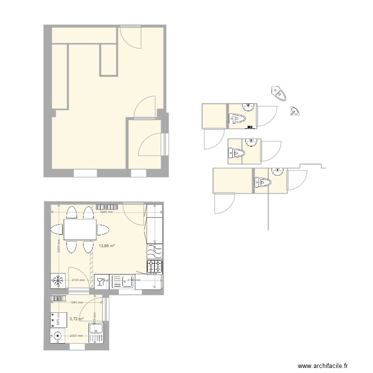 ensuite. Plan de 0 pièce et 0 m2