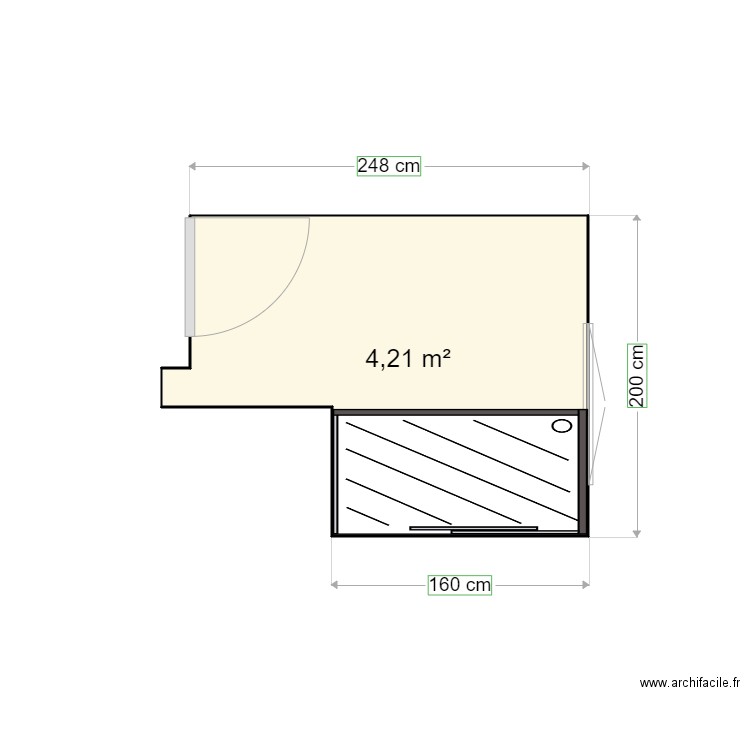 salle de bains. Plan de 0 pièce et 0 m2