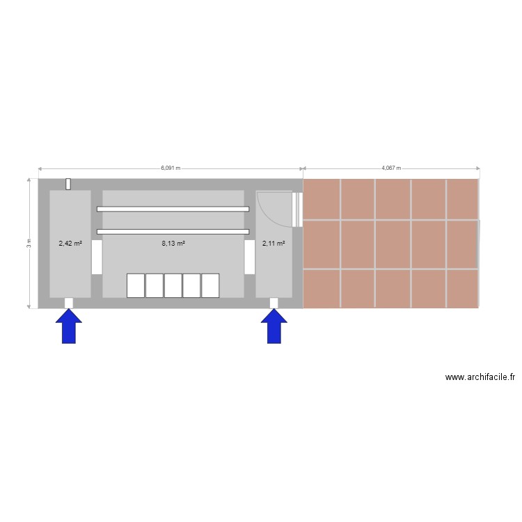 Poulailler. Plan de 0 pièce et 0 m2