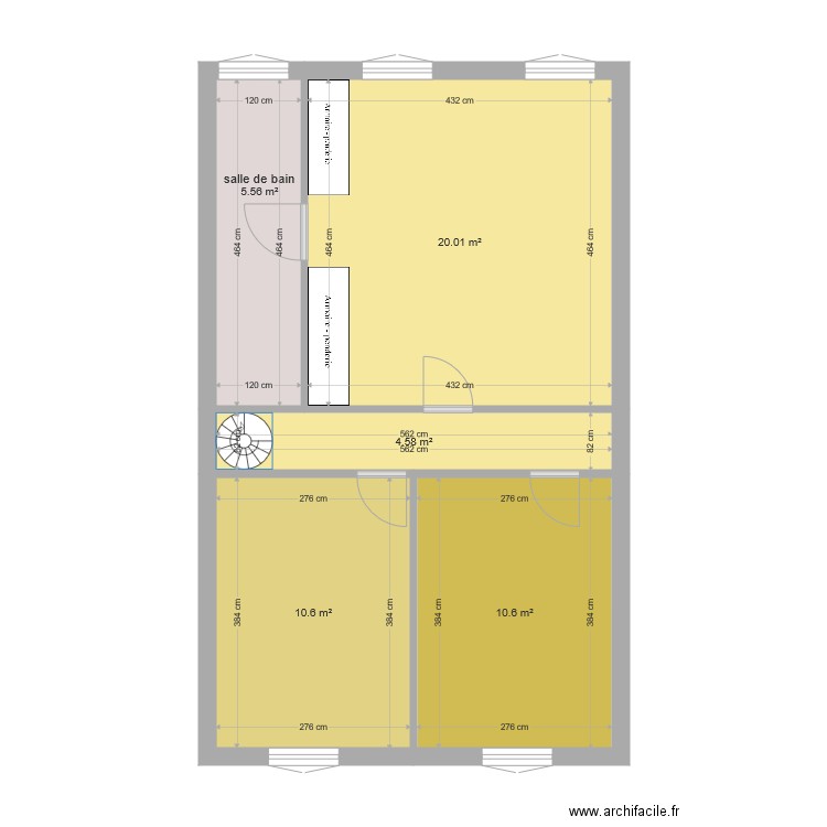 etage rochefort. Plan de 0 pièce et 0 m2