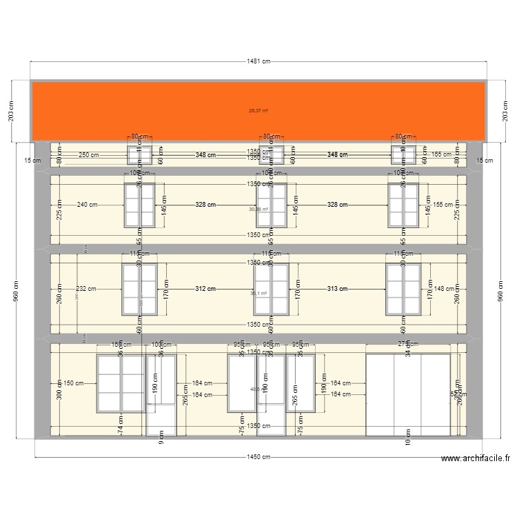 Ouroux 300m2 face nord actuel. Plan de 0 pièce et 0 m2