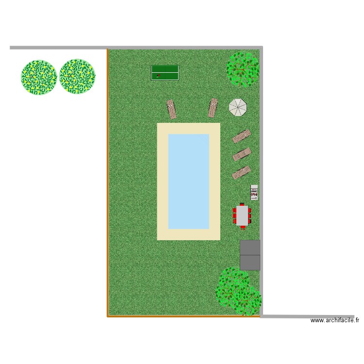 Piscine. Plan de 0 pièce et 0 m2