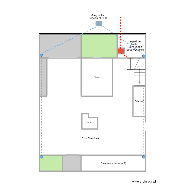 Sous sol bastos. Plan de 0 pièce et 0 m2