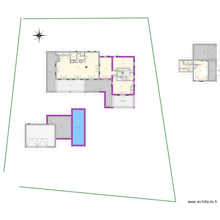 Les Martins. Plan de 0 pièce et 0 m2