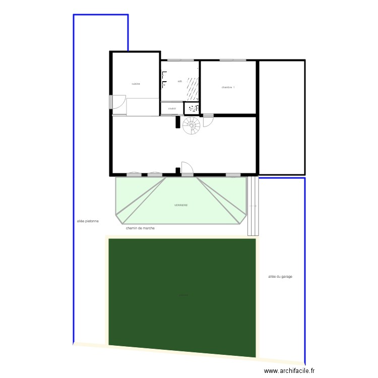 plan terrain. Plan de 0 pièce et 0 m2