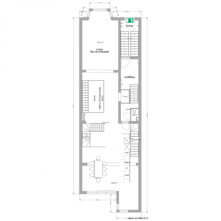 Marie José Rez Elec communs. Plan de 0 pièce et 0 m2