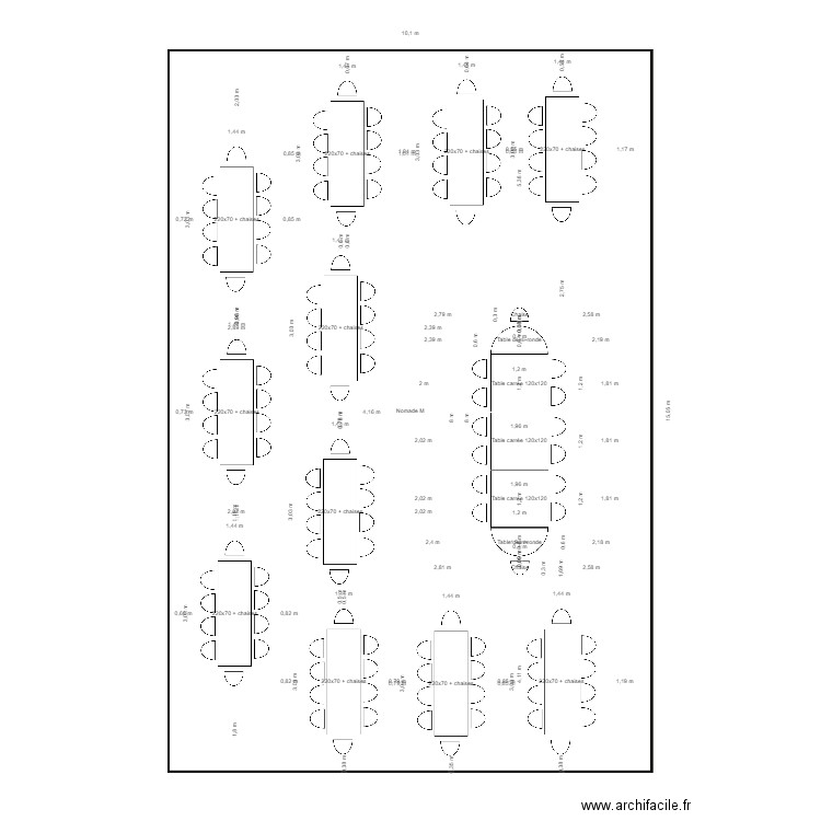 T BENOIT - RECTANGLES. Plan de 0 pièce et 0 m2