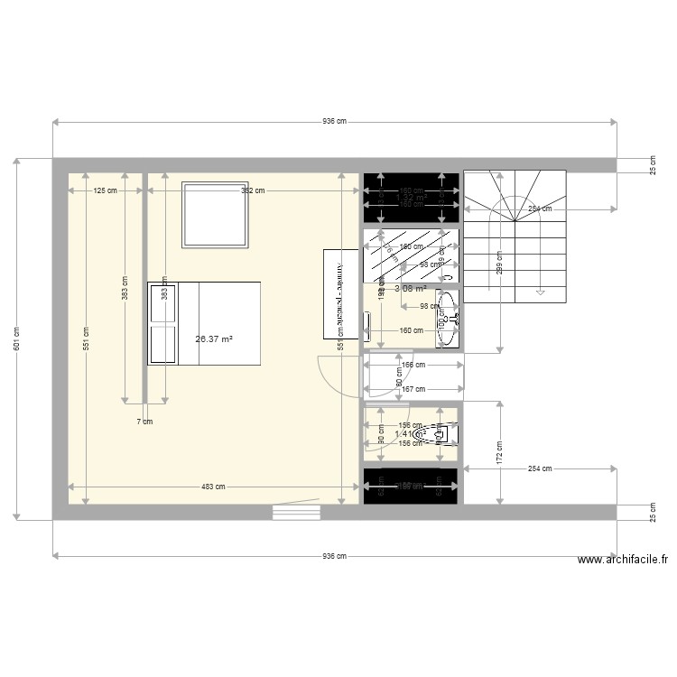 goupil. Plan de 0 pièce et 0 m2