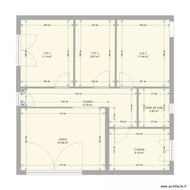 APPARTE GAEL . Plan de APPARTE GAEL . Plan de