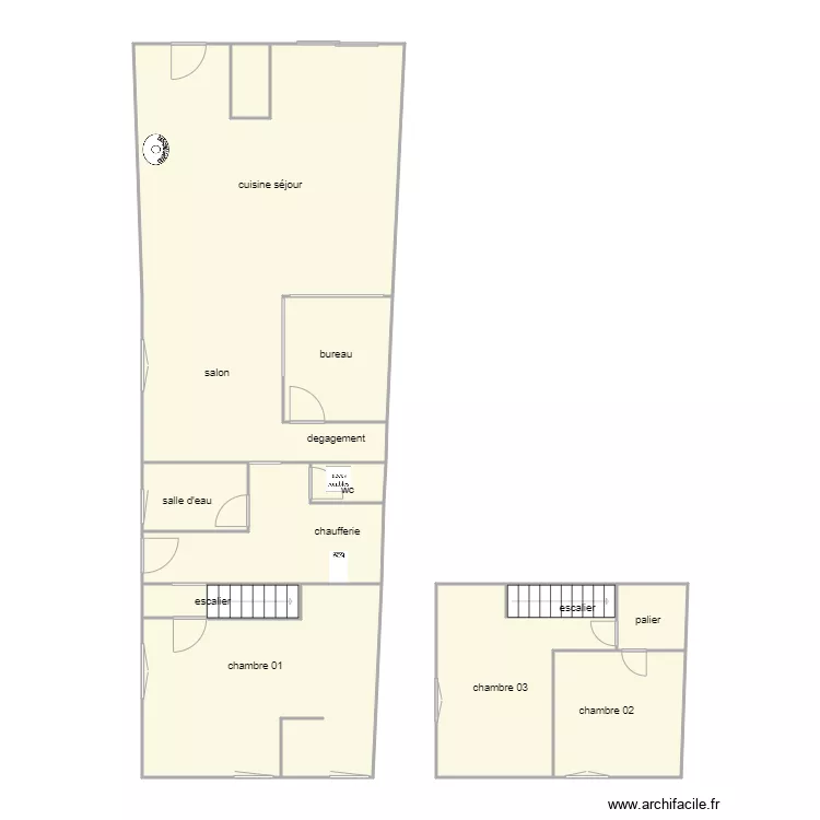 traineau 1260 am. Plan de 