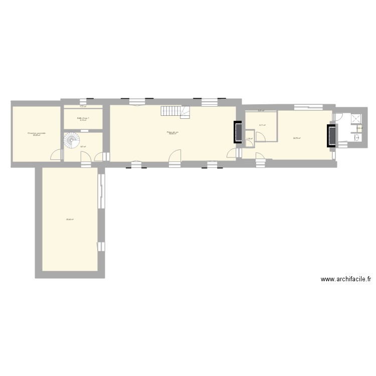 PLOBA 001. Plan de 0 pièce et 0 m2