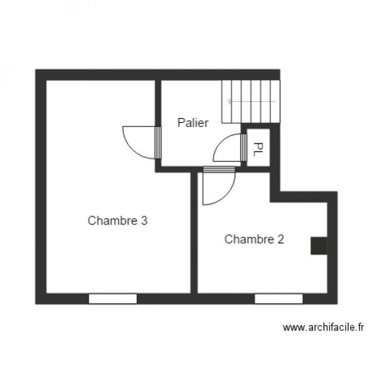 VAUJOUR LATRECHE 2ETG. Plan de 0 pièce et 0 m2