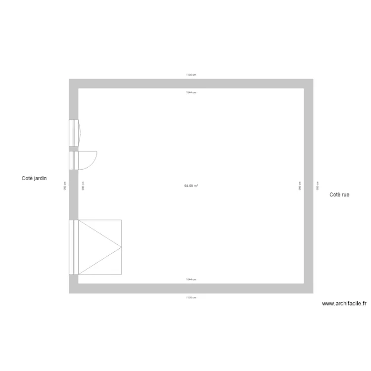 Maison Cusset. Plan de 