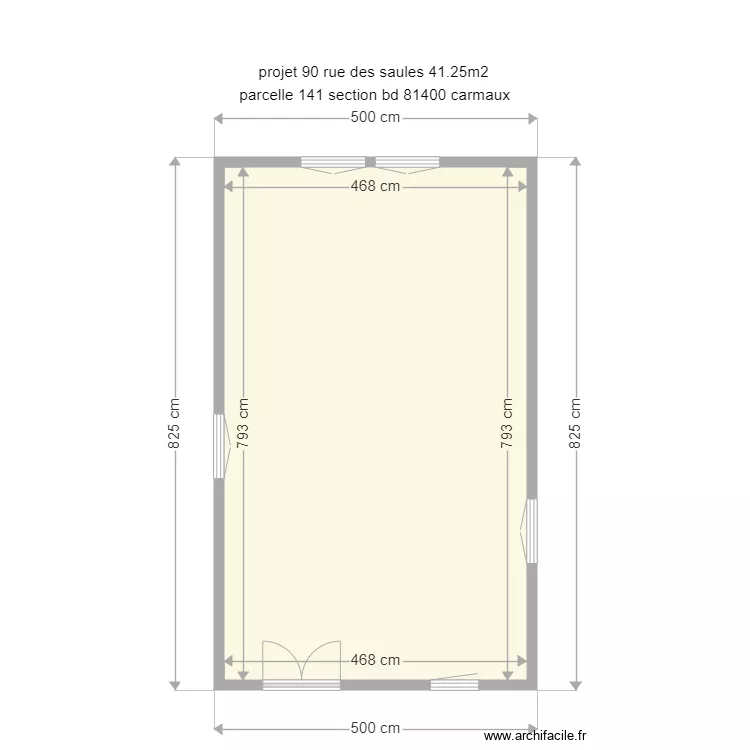 carmaux dessus. Plan de 