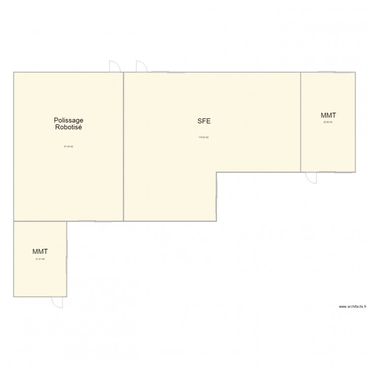 Local SFE. Plan de 0 pièce et 0 m2