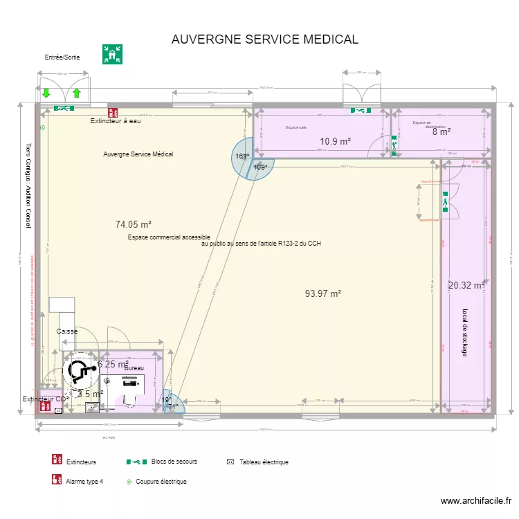 Feraudet le cendre 9. Plan de 