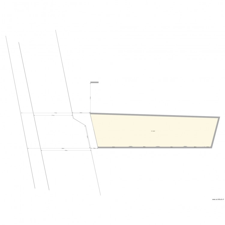 HUBERT DE LISLE PLAN DE MASSE. Plan de 0 pièce et 0 m2