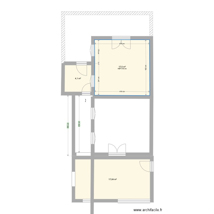 plan appart Version 1 Agné. Plan de 0 pièce et 0 m2