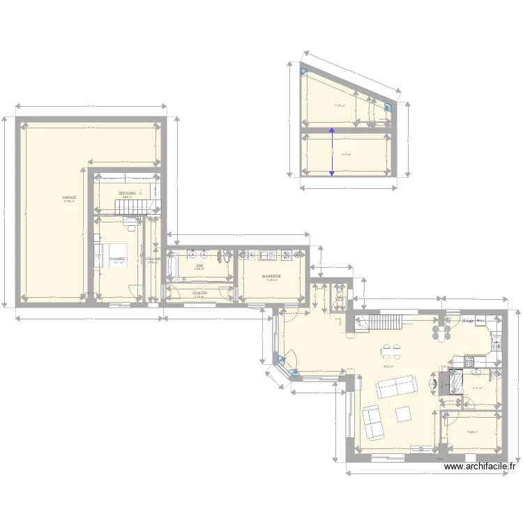maison3. Plan de 