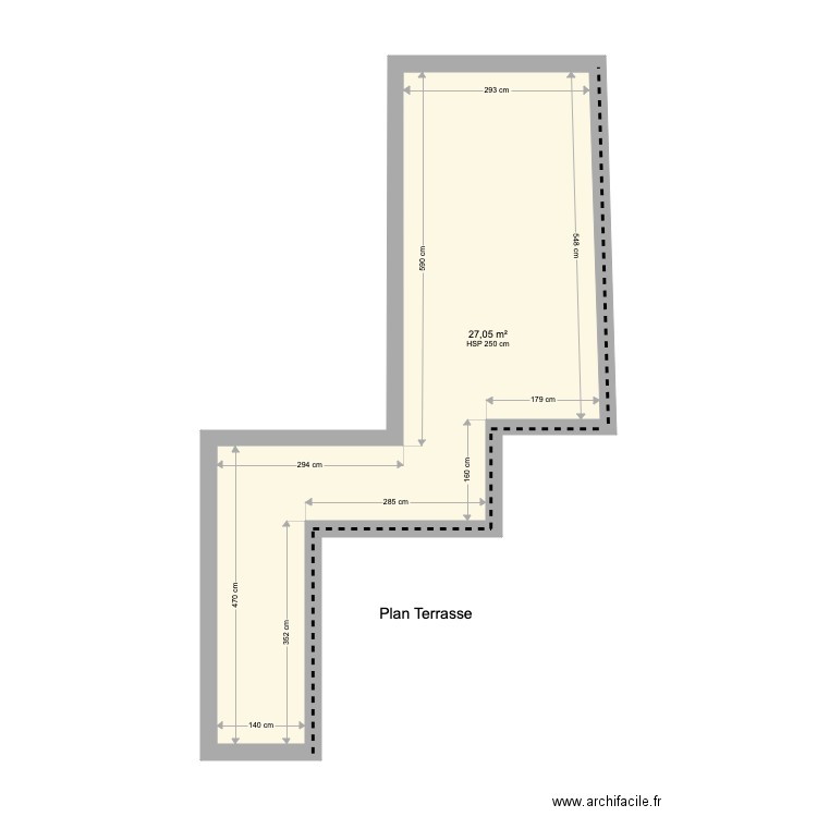 Terrasse M Aleo. Plan de 0 pièce et 0 m2