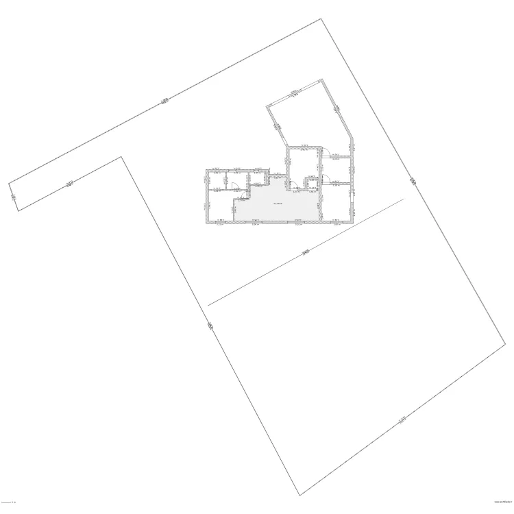maison n&deg;1. Plan de 