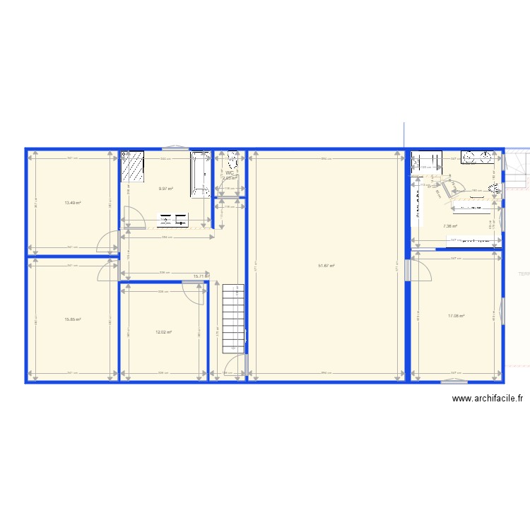 DARRIET PROJET. Plan de 0 pièce et 0 m2