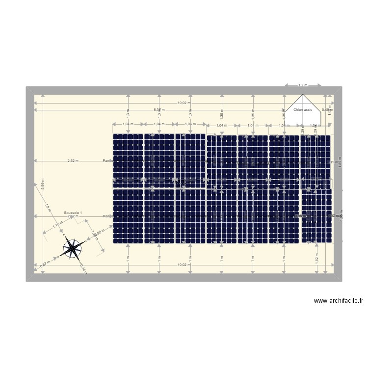 SEBASTIEN DUVEAU 12/10/2022 CW 62136. Plan de 1 pièce et 60 m2