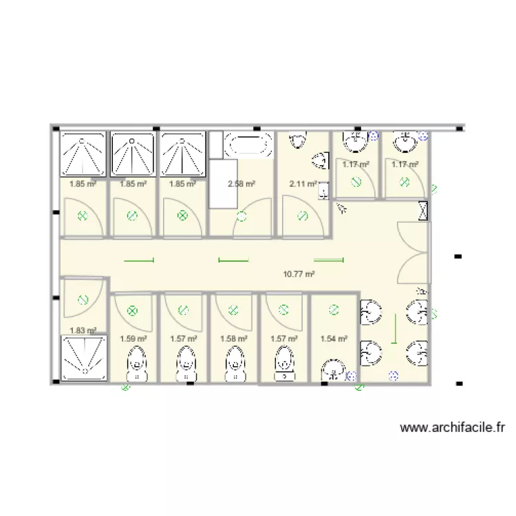 preau 40m2  3 &eacute;toiles. Plan de 