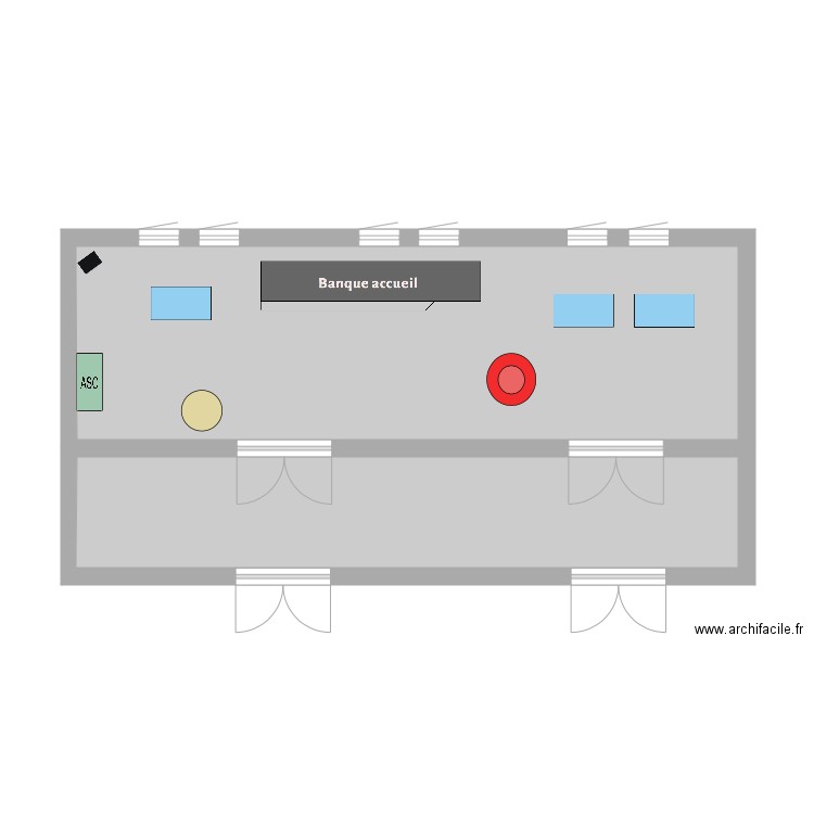 salle choiseul. Plan de 0 pièce et 0 m2