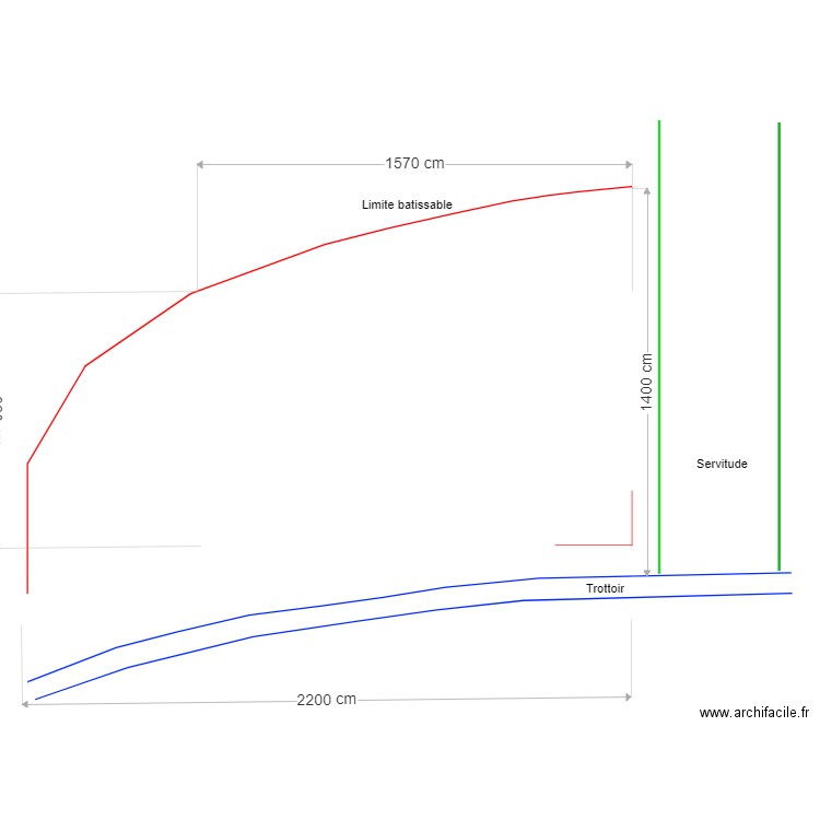 Surface batissable. Plan de 0 pièce et 0 m2